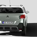 Silver Citroen SUV With Roof Rack Black Wheels And Front Design