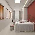 SPA Sauna Luxury Interior Design With Modern Relaxation Space And Decorative Plants