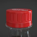 Refreshing Carbonated Beverage In Transparent Plastic Bottle With Red Label QR Code And Brown Liquid