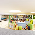 Modern Library Children's Library 3d model