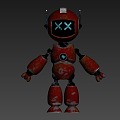 Robot Assistant Sci-Fi Small Robot 3d model