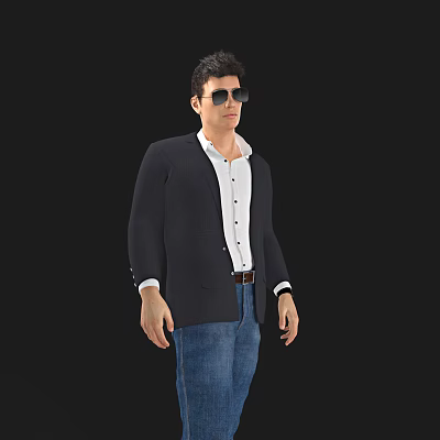 modern man 3d model modern man 3d model