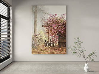 Quiet Decorative Painting 3d model