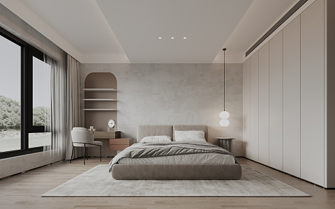 Modern Bedroom 3d model