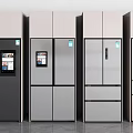 Modern refrigerator 3d model