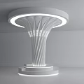 Modern Column Decorative Column Shaped Column 3d model
