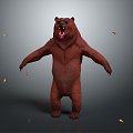 Modern Bear Big Bear Little Bear Black Bear 3d model