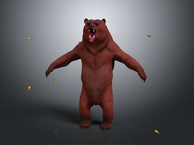 Modern Bear Big Bear Little Bear Black Bear 3d model