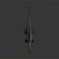 Detailed Spinosaurus Dinosaur 3D Model Render With Dorsal Sail And Textured Skin