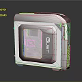 Modern Chassis High-end Chassis Colorful Chassis 3d model