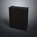 Sleek Modern Black Computer Tower PC Case With Compact And Durable Design 3d model