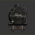 Industrial Equipment Heavy Duty Tank Cars With Connected Metal Bodies And Freight Wheels