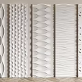 Modern wall panel 3d model