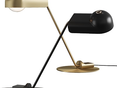 Metal pendulum head table lamp model