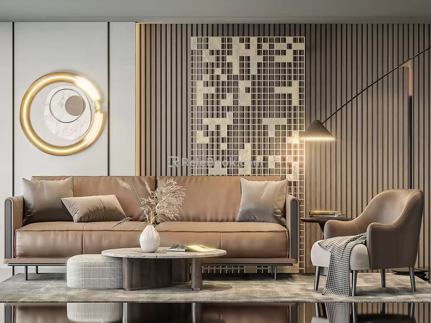 Modern Sofa Coffee Table Combination Sofa Coffee Table 3d model
