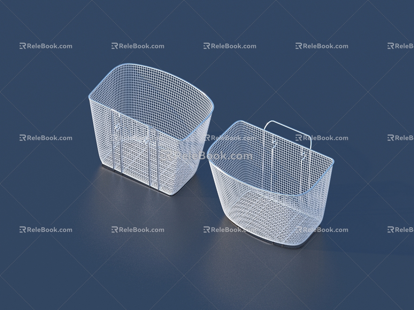 Bicycle Basket Basket 3d model