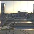 Modern Industrial Factory Building With Steel Structure Large Windows And Spacious Layout