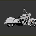 Modern motorcycle science fiction motorcycle two-wheeled motorcycle 3d model