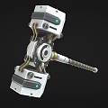 Sci-fi Hammer Warhammer Thor Hammer Future Hammer High-tech Hammer Cyberpunk Hammer Low Face Number Low Model Simple Model Game Movie and TV Level Super Realistic 3d model