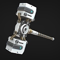 Sci-fi Hammer Hammer Warhammer Thor Hammer Future Hammer High-tech Hammer Cyberpunk Hammer Low Face Number Low Model Simple Model Game Movie and TV Level Super Realistic 3d model