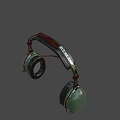Tactical Weapon Communication Headset Green Over Ear With Microphone And Noise Reduction Design