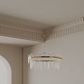 Modern chandelier 3d model