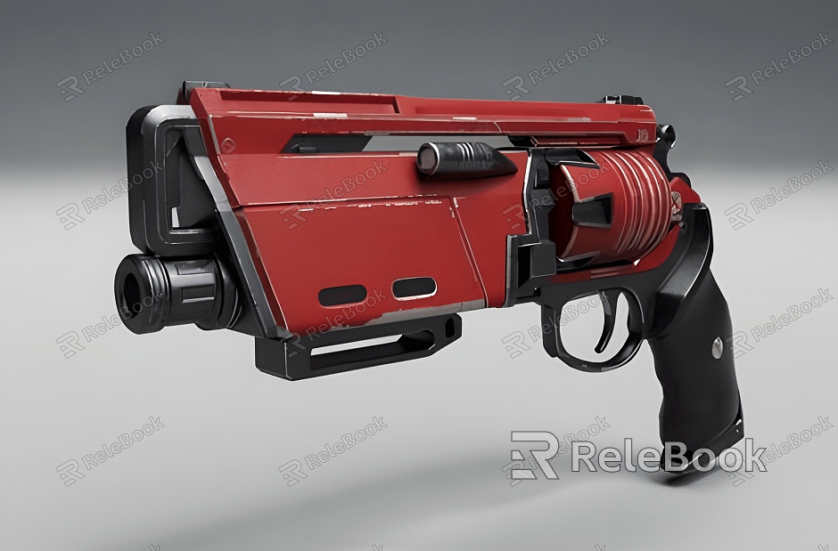 Modern science fiction pistol model