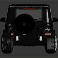 Black SUV With Sleek Black Roof Red Accented Alloy Wheels Modern Design On Reflective Surface