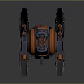 Sci-fi Weapon Drone Sci-fi Mecha Sci-fi Drone Future Weapon Sci-fi Equipment Concept Weapon 3d model