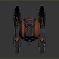 Sci-fi Weapon Drone Sci-fi Mecha Sci-fi Drone Future Weapon Sci-fi Equipment Concept Weapon 3d model