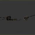 laser tower turret turntable sci-fi tower defense game tower defense sci-fi turret game turret game turret 3d model