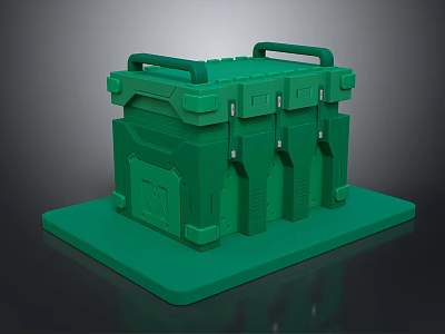 Boxes, Bags, Leather Boxes, Leather Boxes and Containers Realistic 3d model