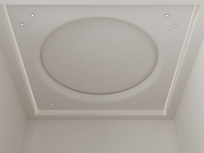 Technology Star Empty Top Cream Wind Ceiling House Silent Wind Ceiling Optical Fiber Light Star Empty Top Bar Star Empty Top KTV Box Top Night Sky Ceiling 3d model