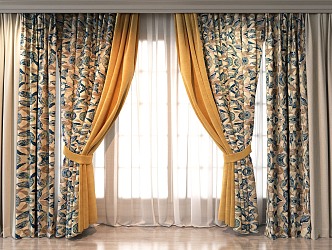 Curtains 3d model