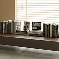 Books On Wooden Shelf With The Simple Things Pinterest Built Stacked And Upright Arrangement