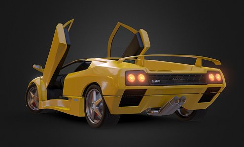 Lamborghini Diablo 3d model