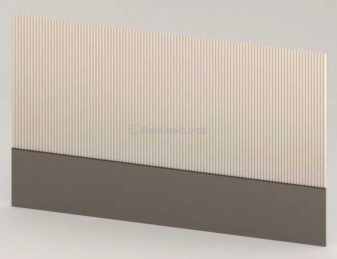 Simple background wall bedroom background wall 3d model