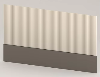 Simple background wall bedroom background wall 3d model
