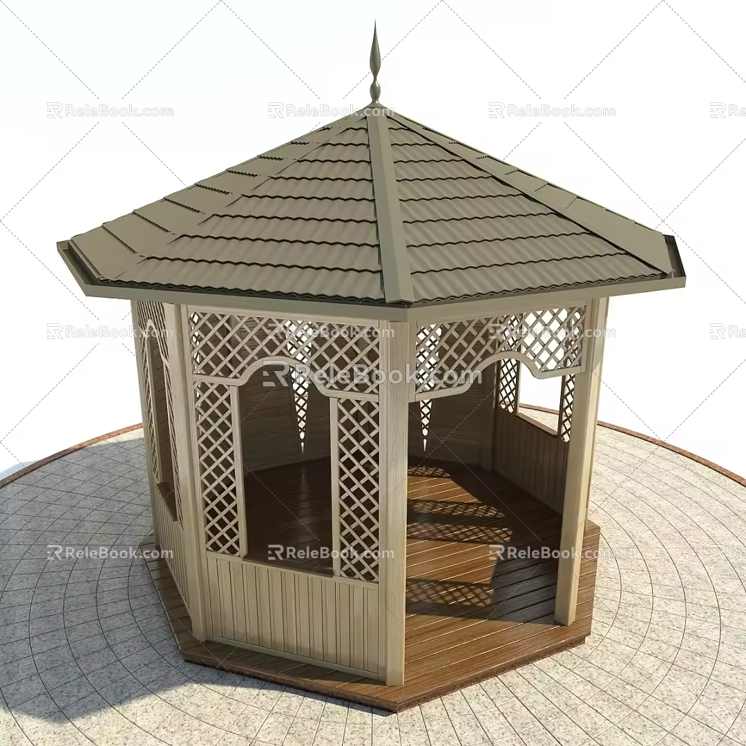 Pavilion gazebo 3d model