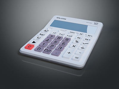 Calculator Electronic Calculator Casio Calculator Stationery Office Supplies Office Items 3d model