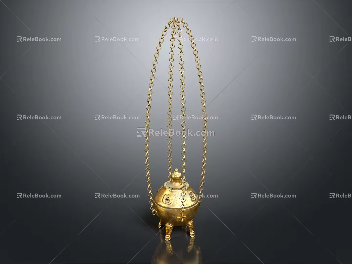 Incense burner Aromatherapy device Aromatherapy burner Aromatherapy burner Realistic model Cartoon model PBR 3d model
