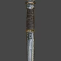 Medieval style lightsaber 3d model