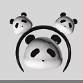 Cute Panda Headband Photo Check In Spot With Adorable Design For Selfies