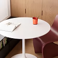 Modern Casual Table and Chair Dining Table and Chair 3d model