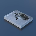 Elegant UVAO3 Book Cover Design Featuring Man In Suit Portrait On Dark Table