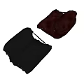 Modern Single Sofa with Dark Gray Burgundy Fabric and Comfortable Ergonomic Design