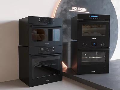 Intelligent Embedded Oven Steaming and Roasting Integrated Kitchen Appliances Steamer Oven 3d model