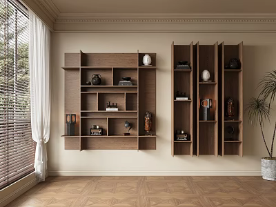 Decorative Cabinet Decorative Ornaments 3d model