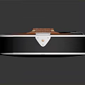 Vintage Mandolin String Instrument With Wooden Body Shiny Finish And Smooth Surface Reflection