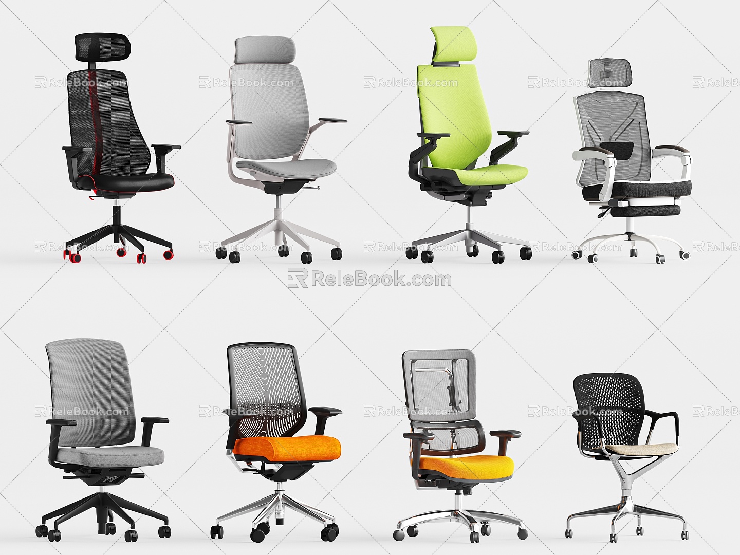 Modern Office Chair Leather Office Chair Fabric Office Chair Boss Chair Swivel Chair Ergonomic Chair 3d model